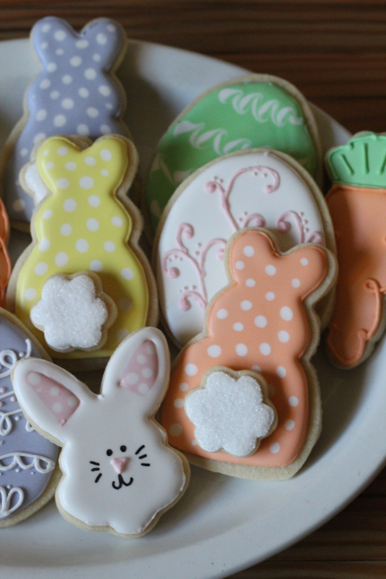 Decorated Easter Sugar Cookies Holly Bakes